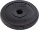Миниатюра изображения товара Диск для штанги BaseFit BB-203 (1.25кг, черный)