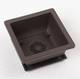 Миниатюра изображения товара Вазон BOTANICA Bonsai + поддон (17x17x12см, коричневый)