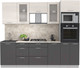 Миниатюра изображения товара Кухонный гарнитур Интерлиния Мила 2.5 ВТ (вудлайн кремовый/антрацит/опал светлый)