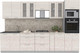 Миниатюра изображения товара Кухонный гарнитур Интерлиния Мила 3.2 ВТ (вудлайн кремовый/вудлайн кремовый/опал светлый)