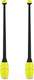 Миниатюра изображения товара Булавы для художественной гимнастики Indigo Sport IN018 (черный/лимонный)