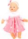 Миниатюра изображения товара Пупс Полесье Милый в платье / 71699 (мягконабивной)