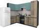 Миниатюра изображения товара Кухонный гарнитур ВерсоМебель Эко-8 1.4x2.7 левая (сумеречный голубой/дуб гранж песочный/ст.альберика)