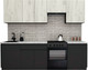Миниатюра изображения товара Кухонный гарнитур ВерсоМебель Эко-8 2.6 (дуб крафт белый/антрацит/ст.мрамор итальянский)