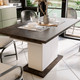 Миниатюра изображения товара Обеденный стол ТриЯ Детройт Тип 1 (белый/ателье темный)