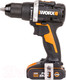 Миниатюра изображения товара Аккумуляторная дрель-шуруповерт Worx WX102 (кейс)