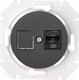 Миниатюра изображения товара Розетка Bylectrica РК18-6311 (графит)