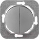 Миниатюра изображения товара Выключатель Bylectrica С510-3302 (серебро)