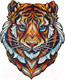 Миниатюра изображения товара Пазл Unidragon Милый тигр / 6726 (104эл)