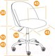 Миниатюра изображения товара Кресло офисное Tetchair Melody флок (молочный)