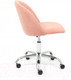 Миниатюра изображения товара Кресло офисное Tetchair Melody флок (розовый)