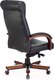 Миниатюра изображения товара Кресло офисное Бюрократ T-9928WALNUT (черный кожа/дерево)