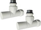 Миниатюра изображения товара Вентильный кран Luxon Угловой 3/4x1/2" / 4703 White