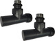Миниатюра изображения товара Вентильный кран Luxon Угловой 3/4x1/2" / 4703 Black