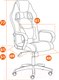 Миниатюра изображения товара Кресло геймерское Tetchair Driver флок/ткань (коричневый)
