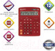 Миниатюра изображения товара Калькулятор Brauberg Extra-12-WR / 250484 (бордовый)