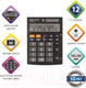 Миниатюра изображения товара Калькулятор Brauberg Ultra-12-BK / 250491 (черный)