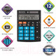 Миниатюра изображения товара Калькулятор Brauberg Ultra Color-12-BKBU / 250497 (черный/голубой)