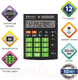 Миниатюра изображения товара Калькулятор Brauberg Ultra Color-12-BKLG / 250498 (черный/салатовый)