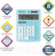 Миниатюра изображения товара Калькулятор Brauberg Ultra Pastel-08-LB / 250513 (голубой)