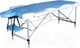 Миниатюра изображения товара Массажный стол DFC Nirvana Elegant Deluxe/ TS2010-TB2 (голубой/бежевый)