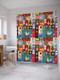 Миниатюра изображения товара Шторка-занавеска для ванны JoyArty Праздник в красках / sc_78663