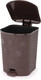 Миниатюра изображения товара Мусорное ведро Альтернатива Плетенка / М7996 (венге)