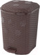 Миниатюра изображения товара Мусорное ведро Альтернатива Плетенка / М7996 (венге)