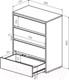 Миниатюра изображения товара Комод Интермебель Рио-1 Р-001 (белый)