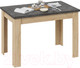 Миниатюра изображения товара Обеденный стол ТриЯ Промо тип 4 (дуб крафт золотой/ателье темное)