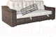 Миниатюра изображения товара Диван Асмана Камертон-1 трансформер 1.3x0.65 правый (банни 06/бел глессе)