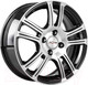 Миниатюра изображения товара Литой диск X'trike X-105M 15x6" 4x100мм DIA 67.1мм ET 35мм BKFP