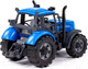 Миниатюра изображения товара Трактор игрушечный Полесье Прогресс инерционный / 91215 (синий)