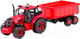 Миниатюра изображения товара Трактор игрушечный Полесье Belarus с прицепом / 91321