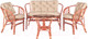 Миниатюра изображения товара Комплект садовой мебели Sundays Bahama set Cognac