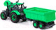 Миниатюра изображения товара Трактор игрушечный Полесье Прогресс с прицепом / 91284 (зеленый)