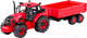 Миниатюра изображения товара Трактор игрушечный Полесье Belarus с бортовым прицепом / 91345
