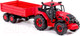 Миниатюра изображения товара Трактор игрушечный Полесье Belarus с бортовым прицепом / 91345