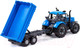 Миниатюра изображения товара Трактор игрушечный Полесье Прогресс с бортовым прицепом / 91253 (инерционный, синий)