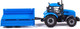Миниатюра изображения товара Трактор игрушечный Полесье Прогресс с бортовым прицепом / 91253 (инерционный, синий)