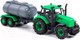 Миниатюра изображения товара Трактор игрушечный Полесье Прогресс с прицепом-цистерной / 91567 (зеленый)