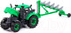 Миниатюра изображения товара Трактор игрушечный Полесье Прогресс с плугом инерционный / 91307 (зеленый)