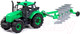 Миниатюра изображения товара Трактор игрушечный Полесье Прогресс с плугом инерционный / 91307 (зеленый)