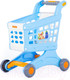 Миниатюра изображения товара Тележка игрушечная Полесье Для маркета Натали / 91505 (голубой)