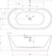 Миниатюра изображения товара Ванна акриловая Abber AB9299-1.7