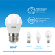 Миниатюра изображения товара Лампа Gauss Elementary Globe E27 6W 6500K / 53236