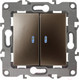 Миниатюра изображения товара Выключатель ЭРА 12-1105-13 / Б0019292 (бронза)