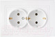Миниатюра изображения товара Розетка Bylectrica Уют РС16-348 / 2.180973 (белый)
