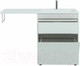 Миниатюра изображения товара Тумба с умывальником Aquanet Токио 130 R / 239303