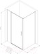 Миниатюра изображения товара Душевой уголок Allen Brau Priority 140x100 / 269547 (хром)